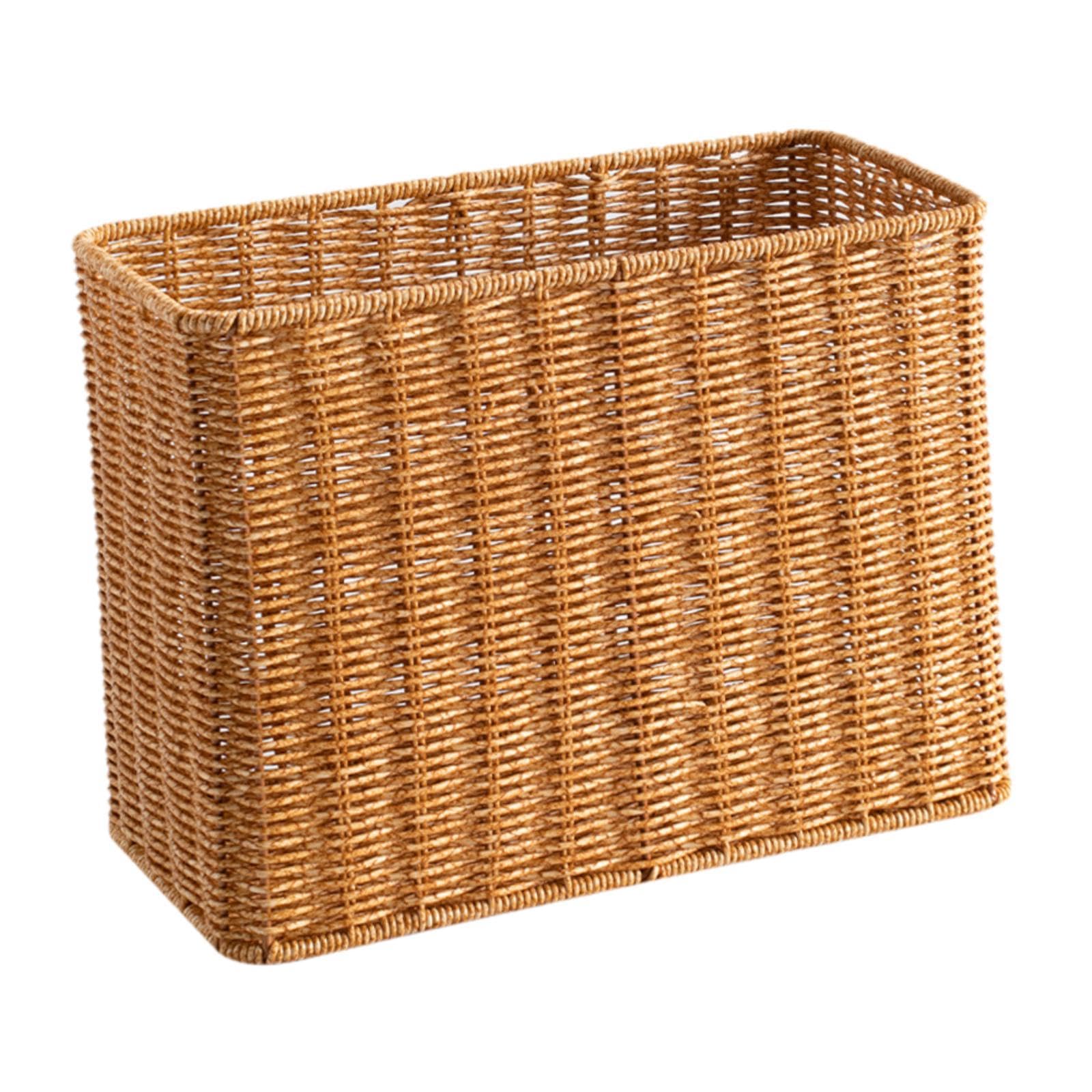 Panier de Rangement Tissé, Support de Tapis de Yoga Léger pour Bureau,