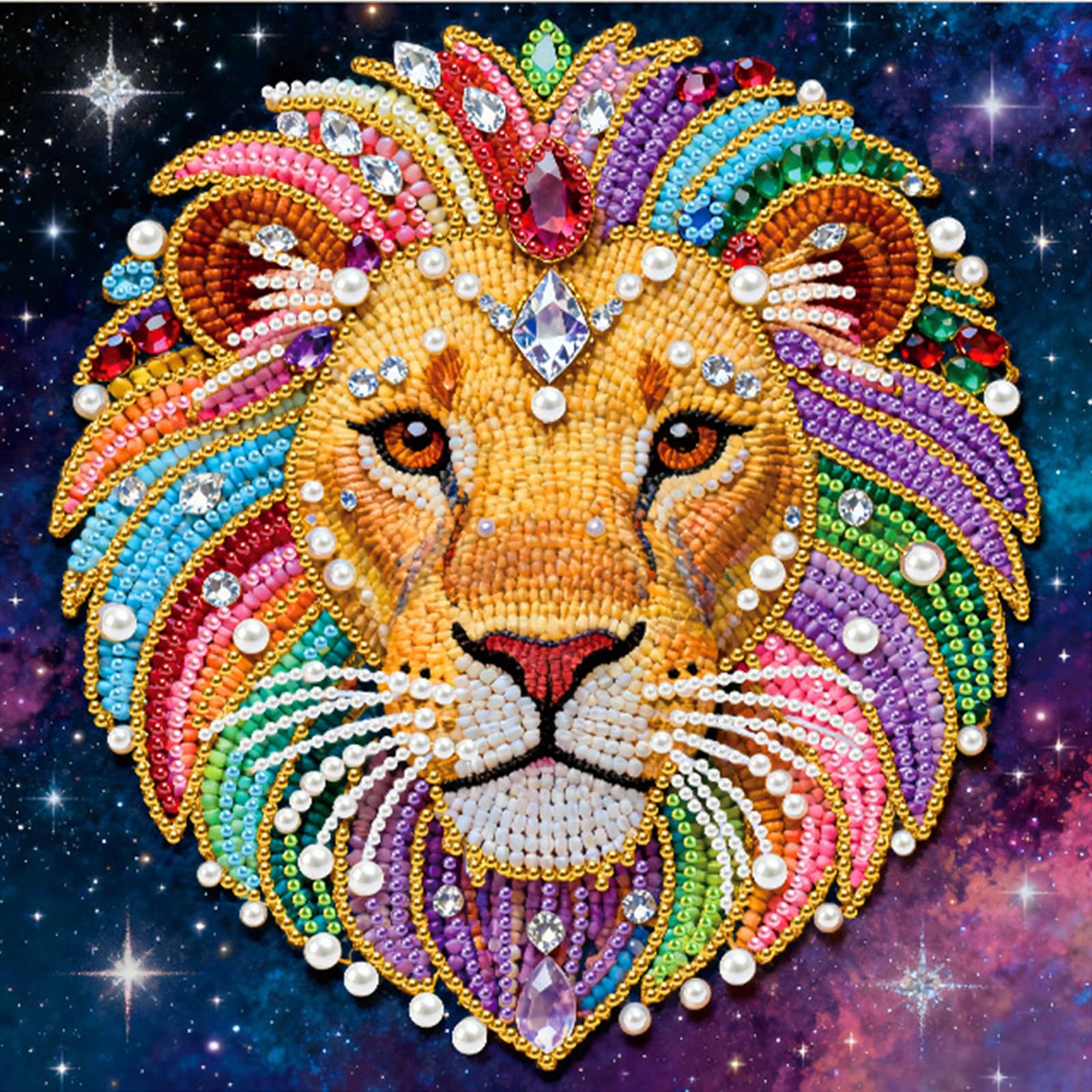 5D Pearl Painting Kits for Adults, 25x25cm DIY Pearl Gem Art Diamond Painting Kits for Beginners, Creativity DIY Pearls Dot Paintings, Home Decor Diamond Dots Paintings Gem Picture Arts Craft -ZZH217