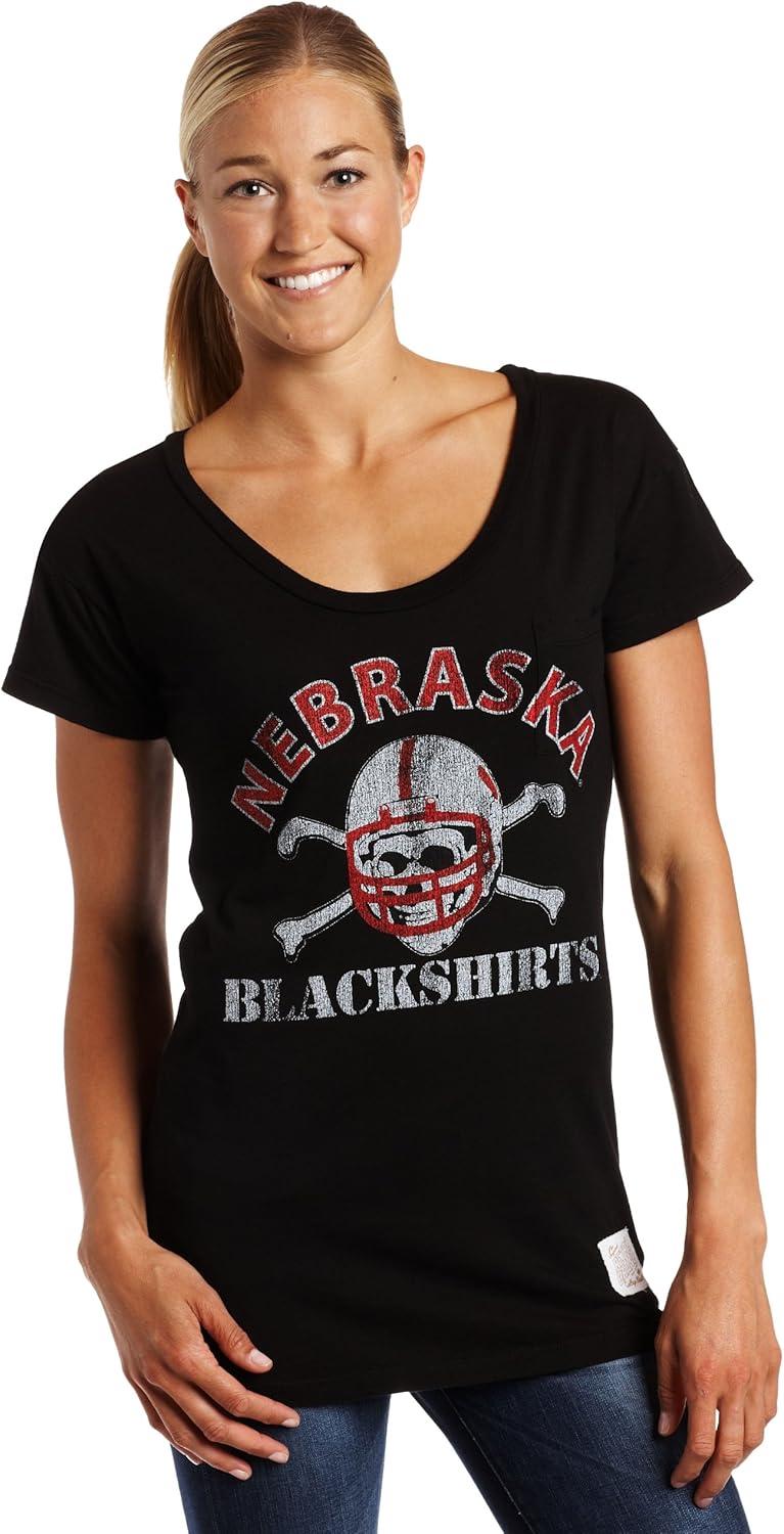 NCAA ネブラスカコーンハスカーズ 長袖Tシャツ レディース