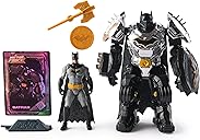 DC Comics, Metal Force Batman Action Figure, 6-Inch with 4-Inch Mini Figure, Built-in Blaster and Armor Suit, Super Hero Kids Toys for Boys and Girls Ages 4 and Up