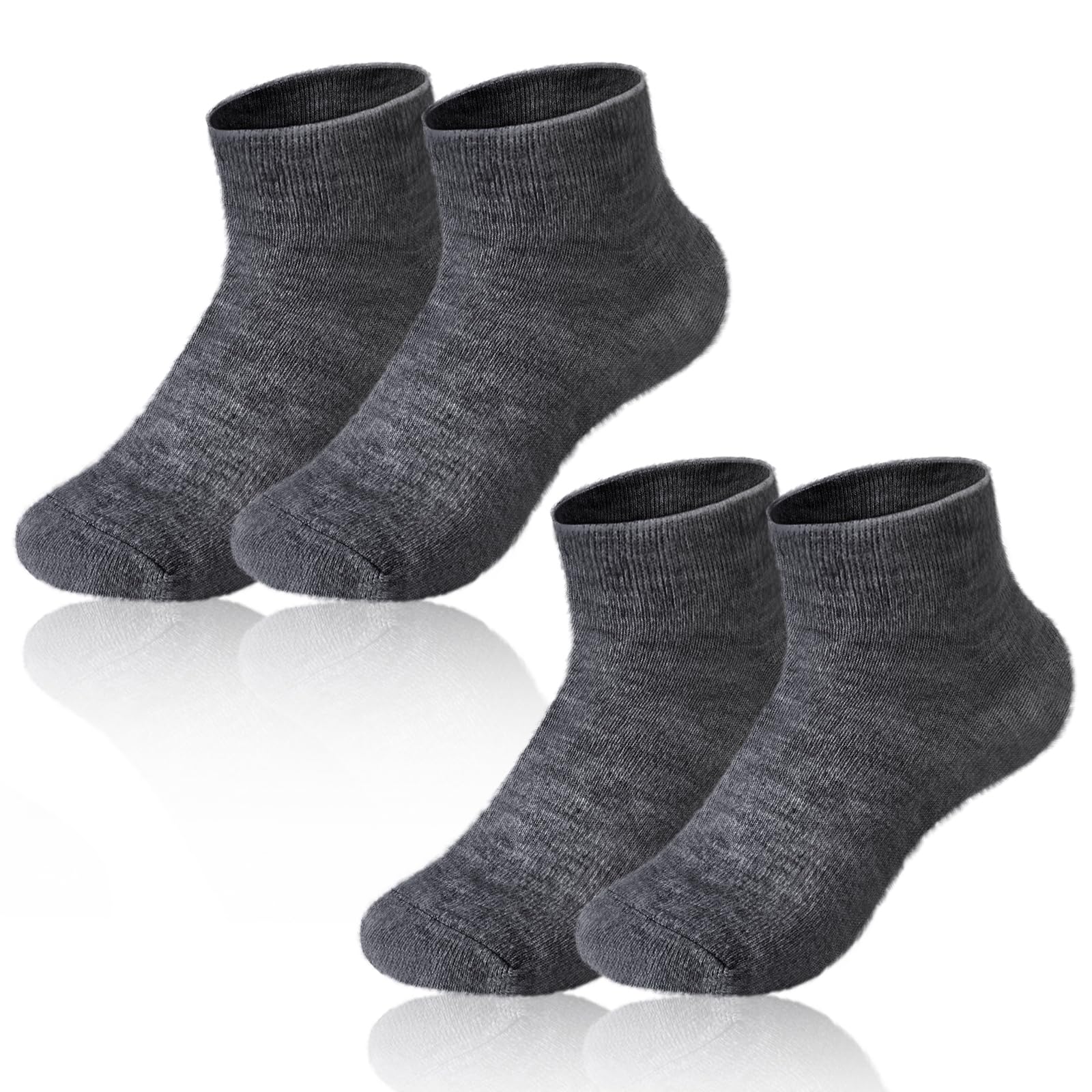 Cutecrop 2 Pairs Alpaca Wool Ankle Socks