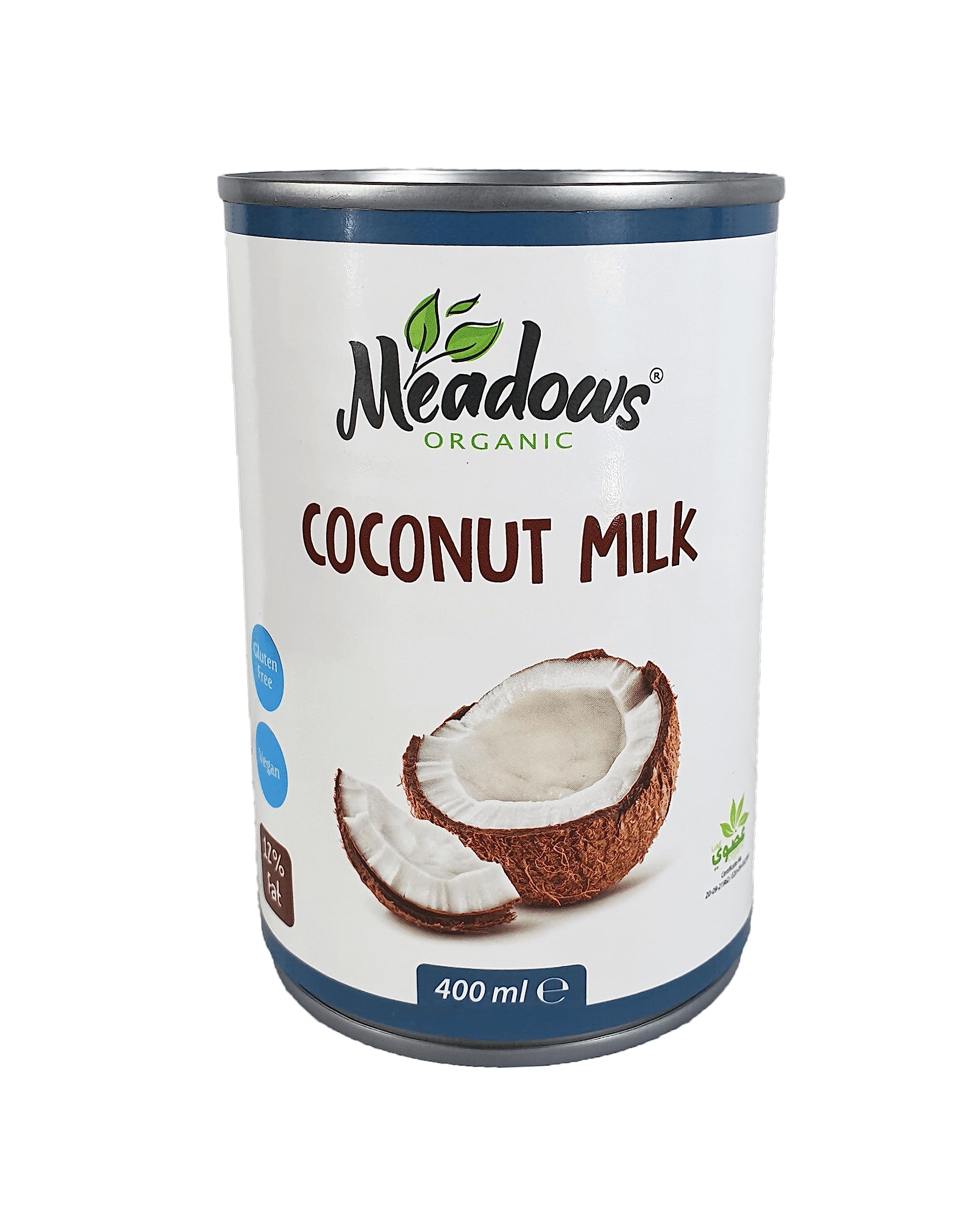 Gluten Free & Vegan Coconut Milk 400ml. A Nutritious, Rich and Smooth Dairy-free Alternative Made From 100% Organic Coconuts.
