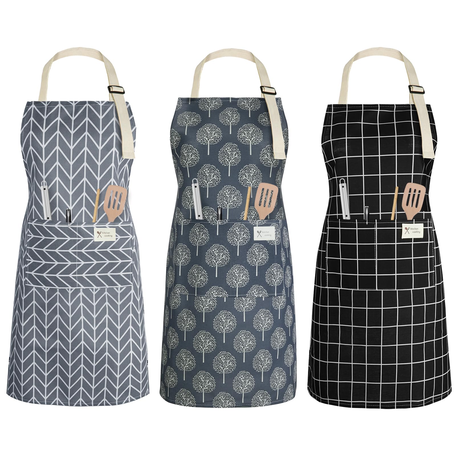 Grembiule Da Cucina Con Colibrì Uomo Donna | Regolabile, Unisex, Ecologico Per Chef E BBQ