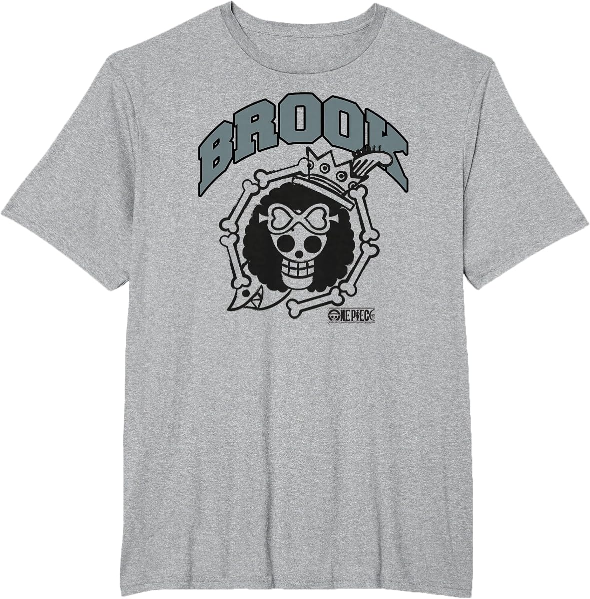 Camiseta con icono de One Piece Anime Soul King Brook Jolly Rogers