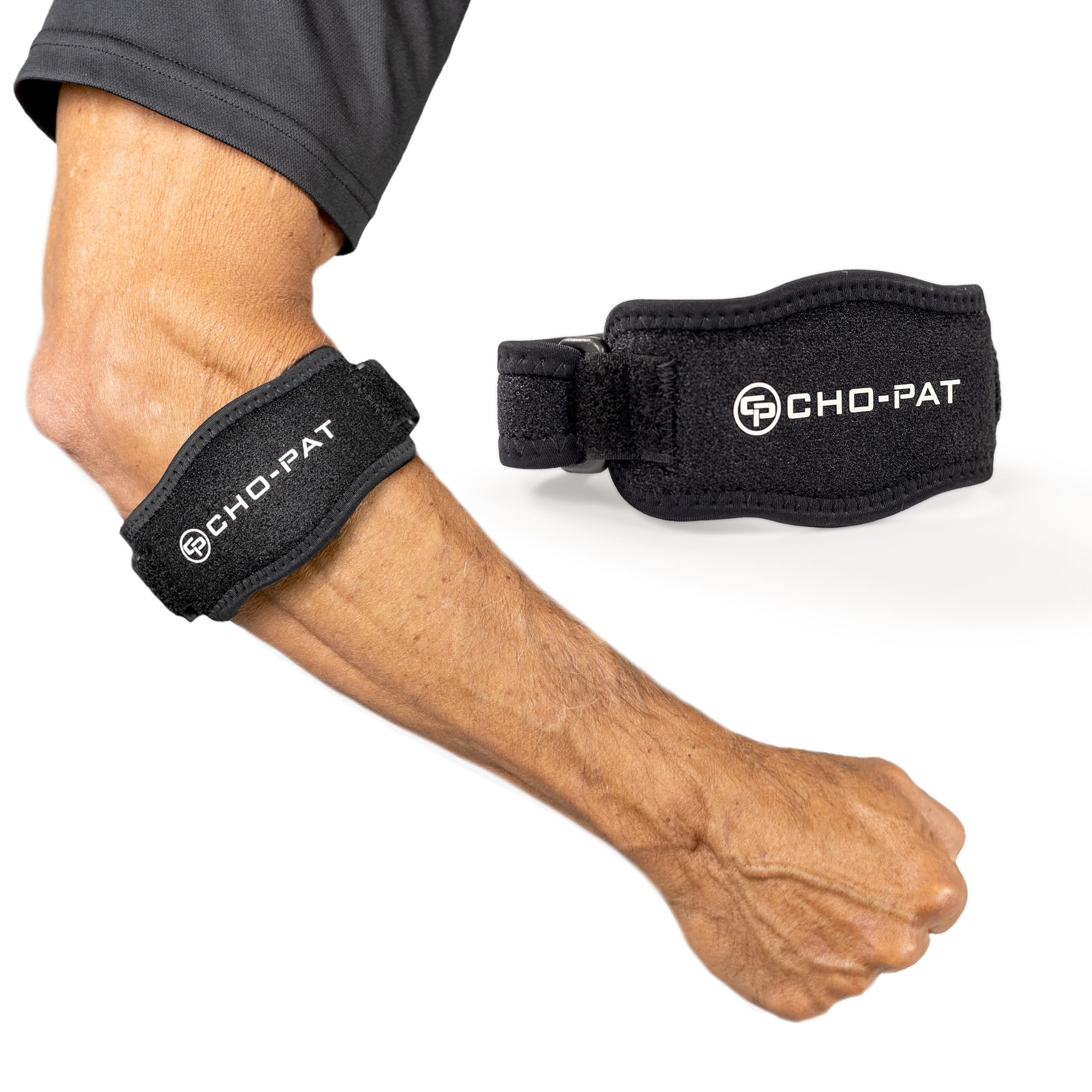 Amazon | Cho-Pat テニス肘ストラップ、テニス肘と腱炎、OSFMの調節