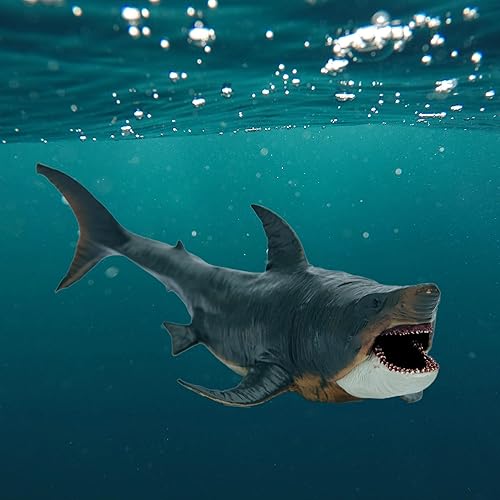 Miniatura 4 de Mosasaurus - Figura de acción realista de animales marinos, ideal para juguetes de baño, juguetes de playa, regalos de cumpleaños, figura de acción