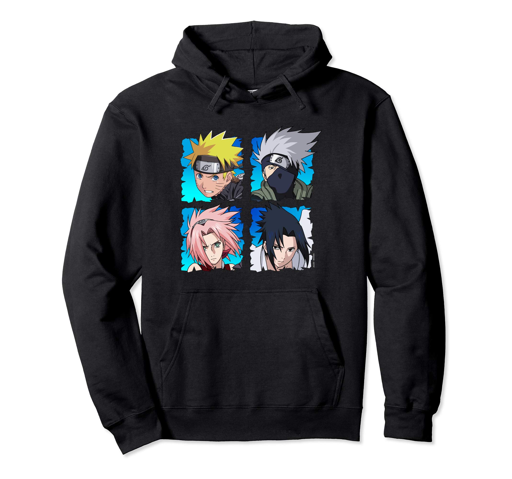 NarutoShippuden 4 Heads Pullover HoodieOEKO-TEX STANDARD 100