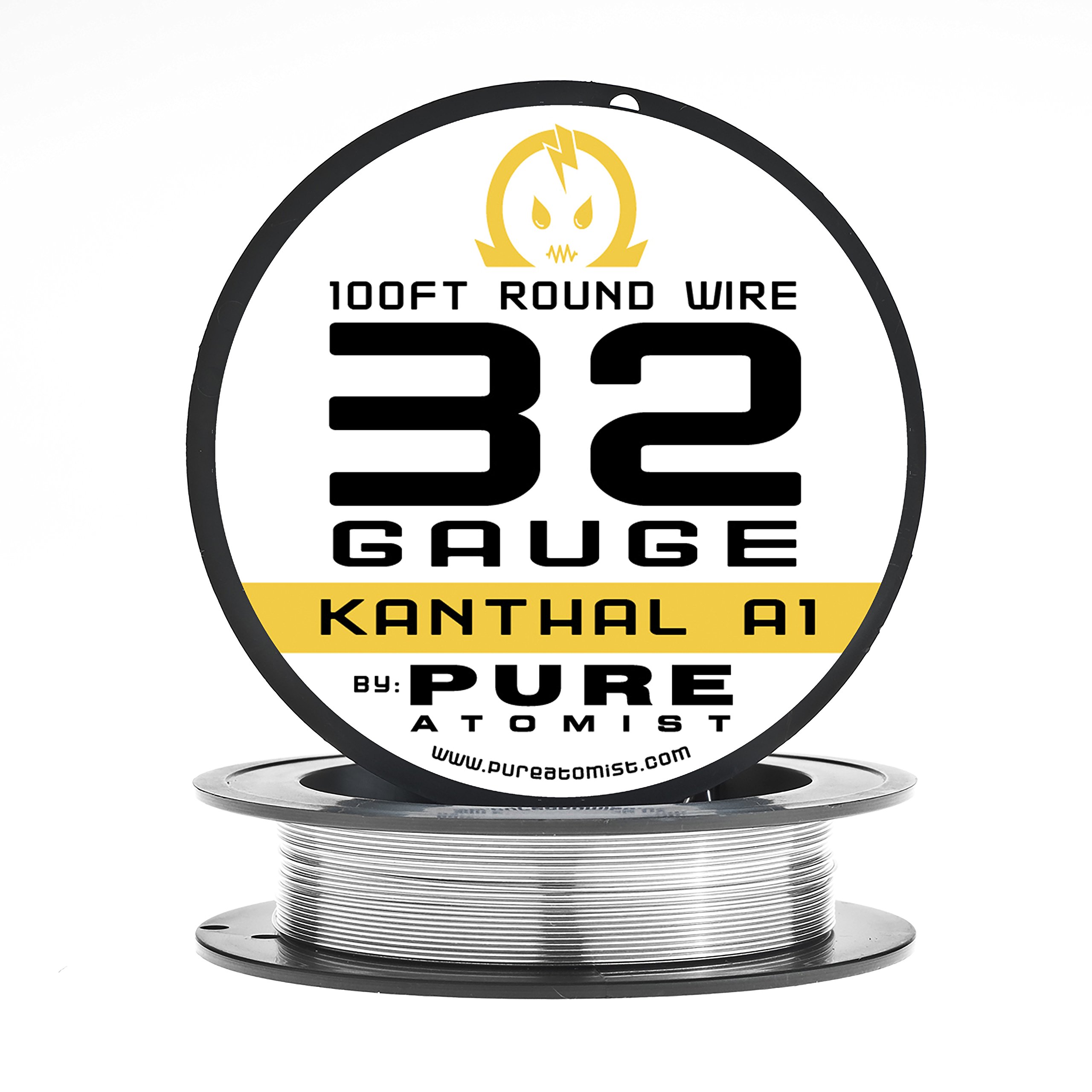 100ft - Kanthal A1 32 Gauge Resistance Wire - 32 AWG / 0.20mm 100 ft. Roll