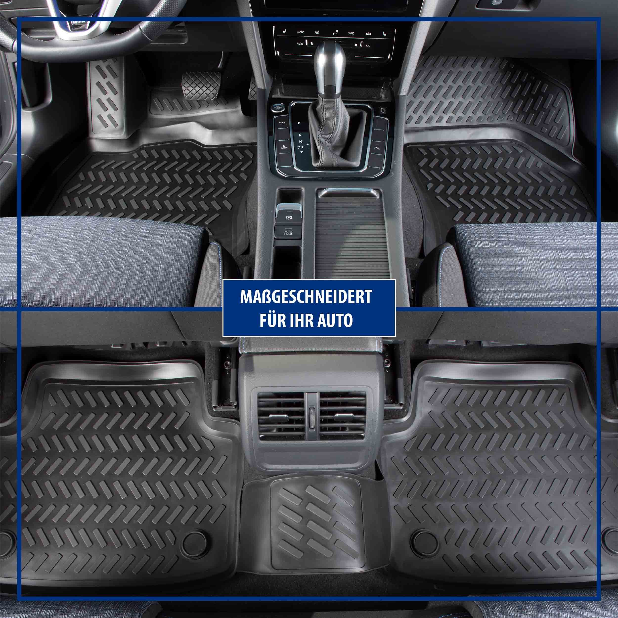 ELMASLINE 3D rubbermatten & kofferbakbeschermer set voor Mercedes E-klasse 2009-2016 combi (S212) | Vloermat & kofferbakmat - accessoires
