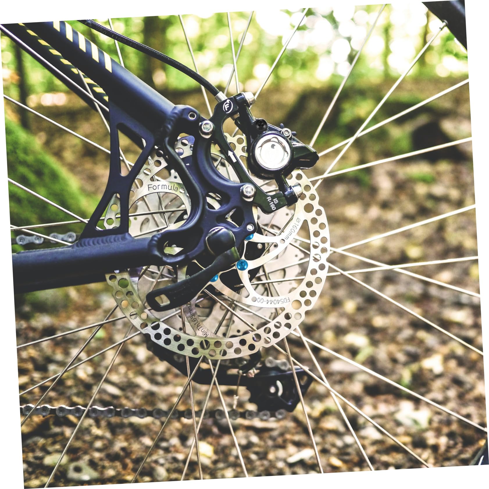 HANABASS 12pcs Colorful Bike Disc Rotor Bolts Brake Disc Fixing Screws for Mountain Lightweight Portable Compatible Front Rear Paint Coating