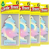 Vista 185 de Little Trees - Ambientador de árbol colgante que proporciona un aroma de larga duración para tu hogar o tu auto. Aroma Summer Linen, 24