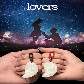 Amazon.co.jp: 和田白玉/龍と鳳凰 ペアペンダントネックレス