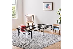 Linenspa Folding Twin Bed Frame: Compact, Convenient, and Comforting