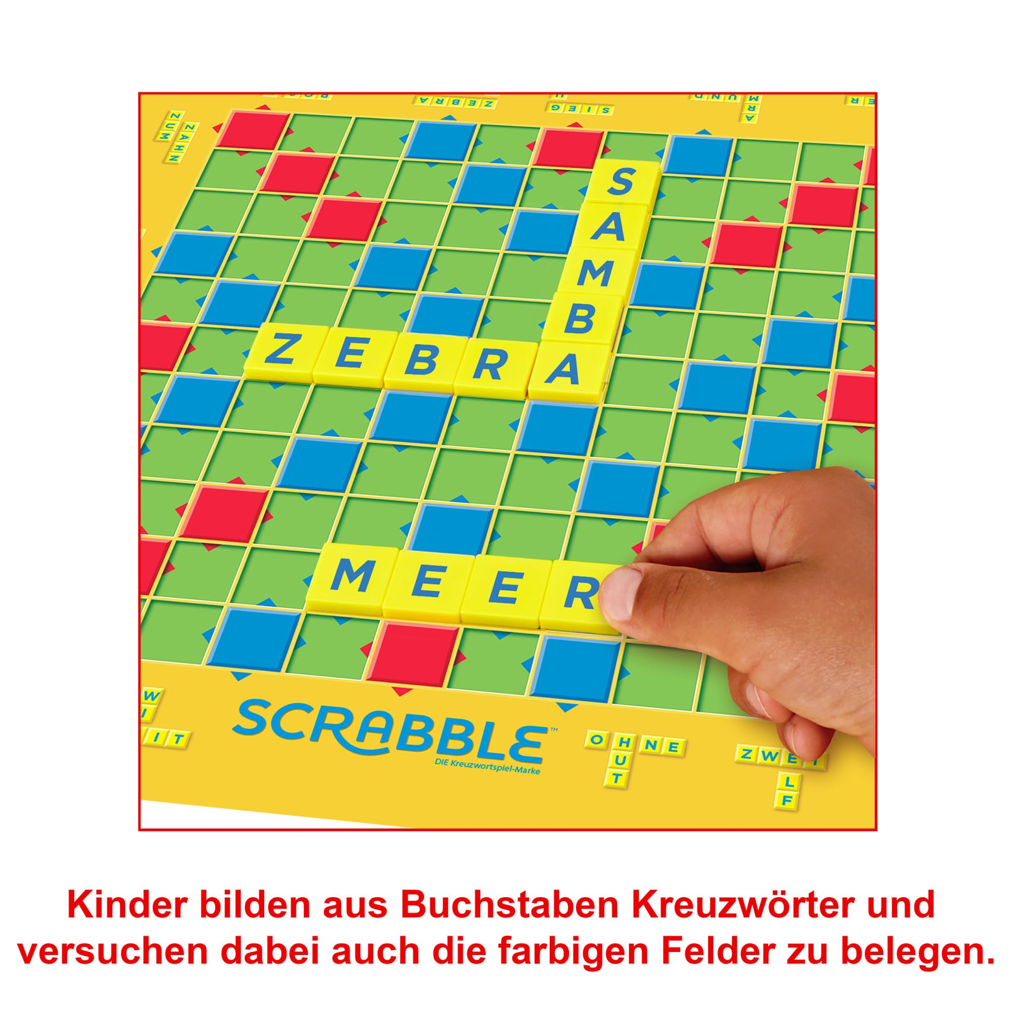 Mattel Games Scrabble Junior Dictionary Game and Children's Game