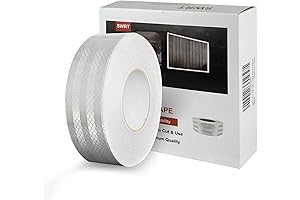 2 Inch X 30 FT DOT-C2 White Reflector Conspicuity Tape for Outdoor Safety
