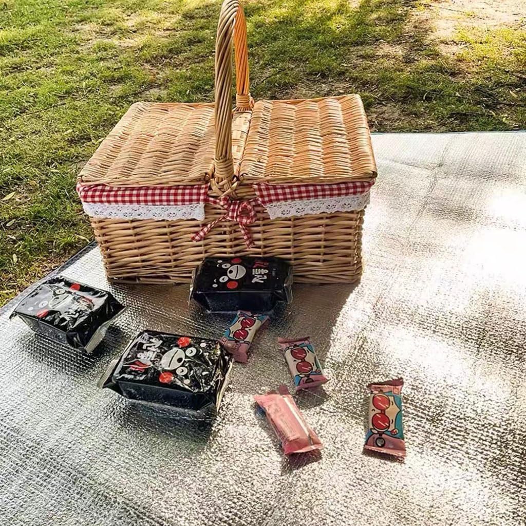Ultraligero Esterilla de Camping Impermeable Aislante al Aire Libre Tienda de Campaña Papel de Aluminio EVA Playa Colchón para Camping Senderismo Viajes (Size : 150 * 200cm)