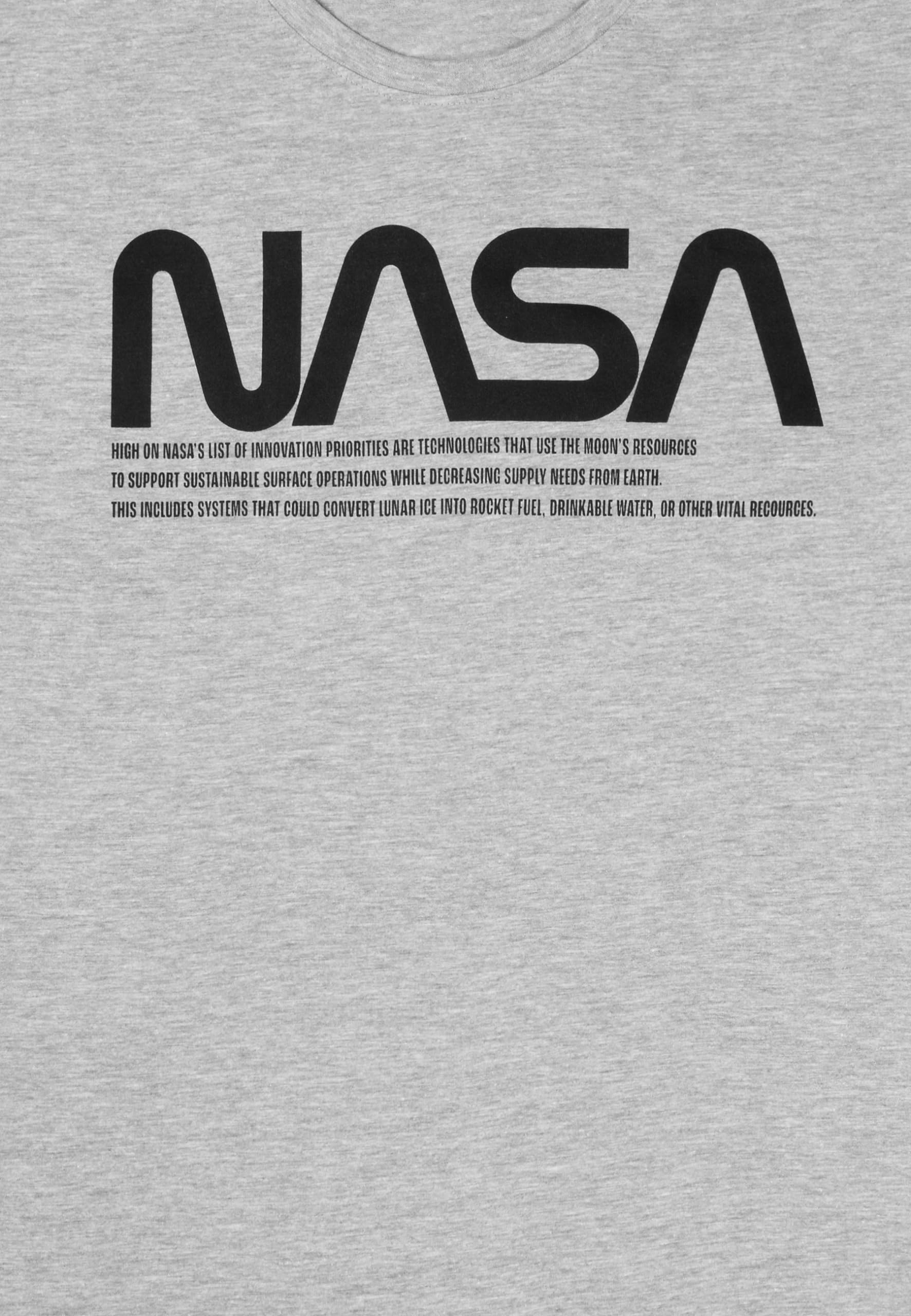 NASA - Pigiama da uomo, a maniche lunghe, con pantaloni, grigio/nero