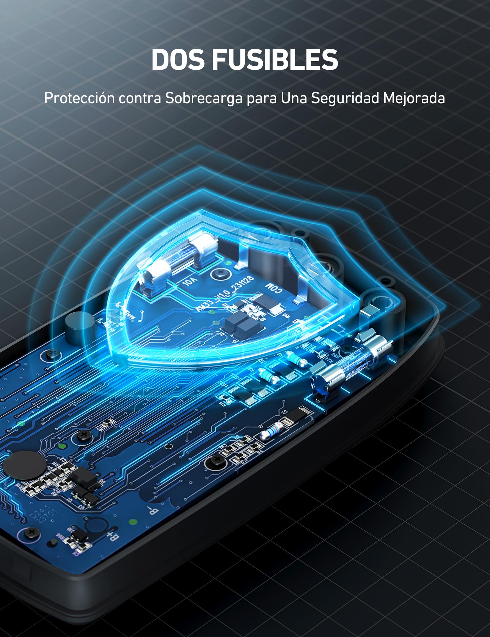AstroAI Multímetro Digital, Polímetro Profesional, Voltímetro, Tester Electricista, Multimeter para Corriente CC, Voltaje CA/CC, Resistencia, Continuidad y Diodos de Prueba, Negro — view 7