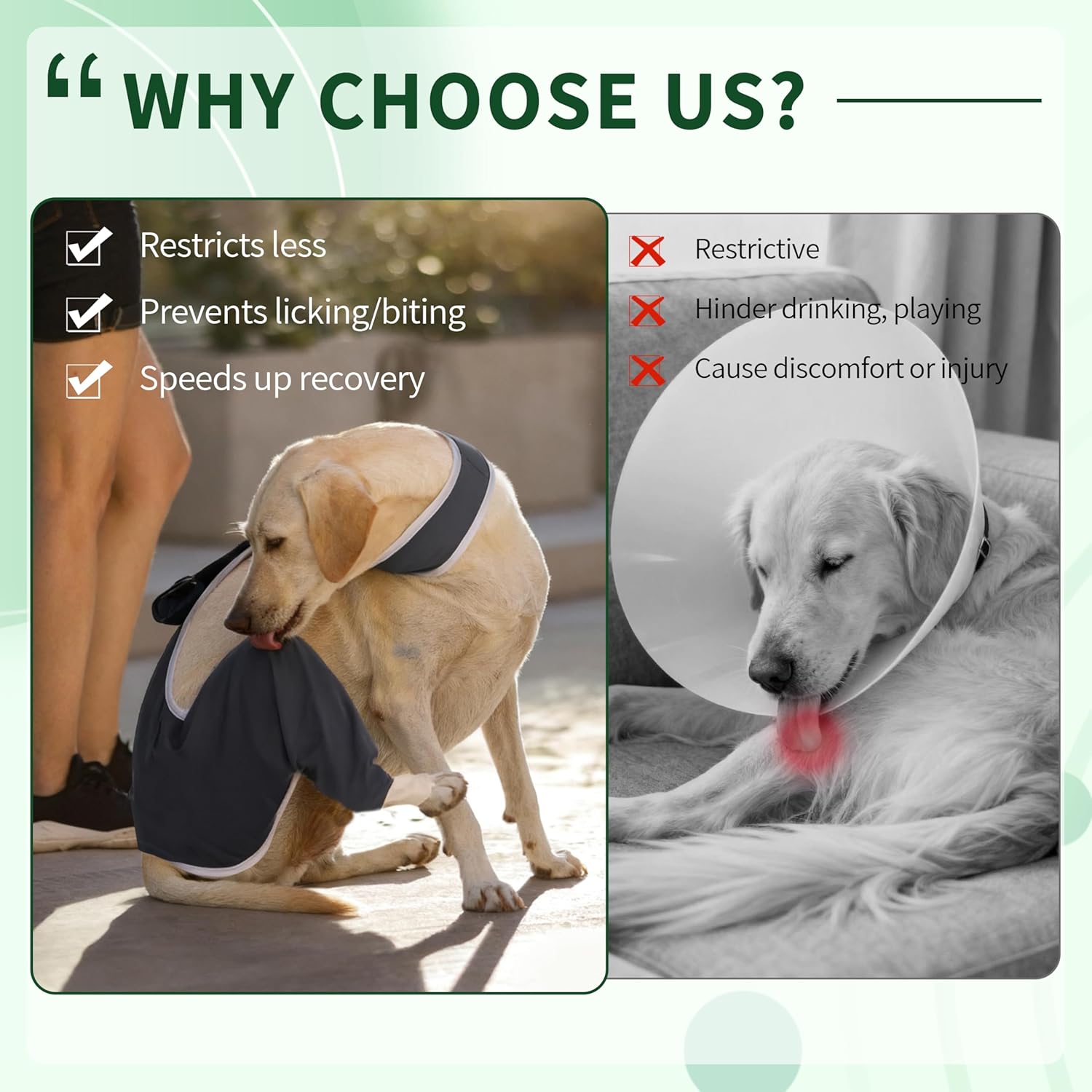 Dog Leg Sleeve to Prevent Licking