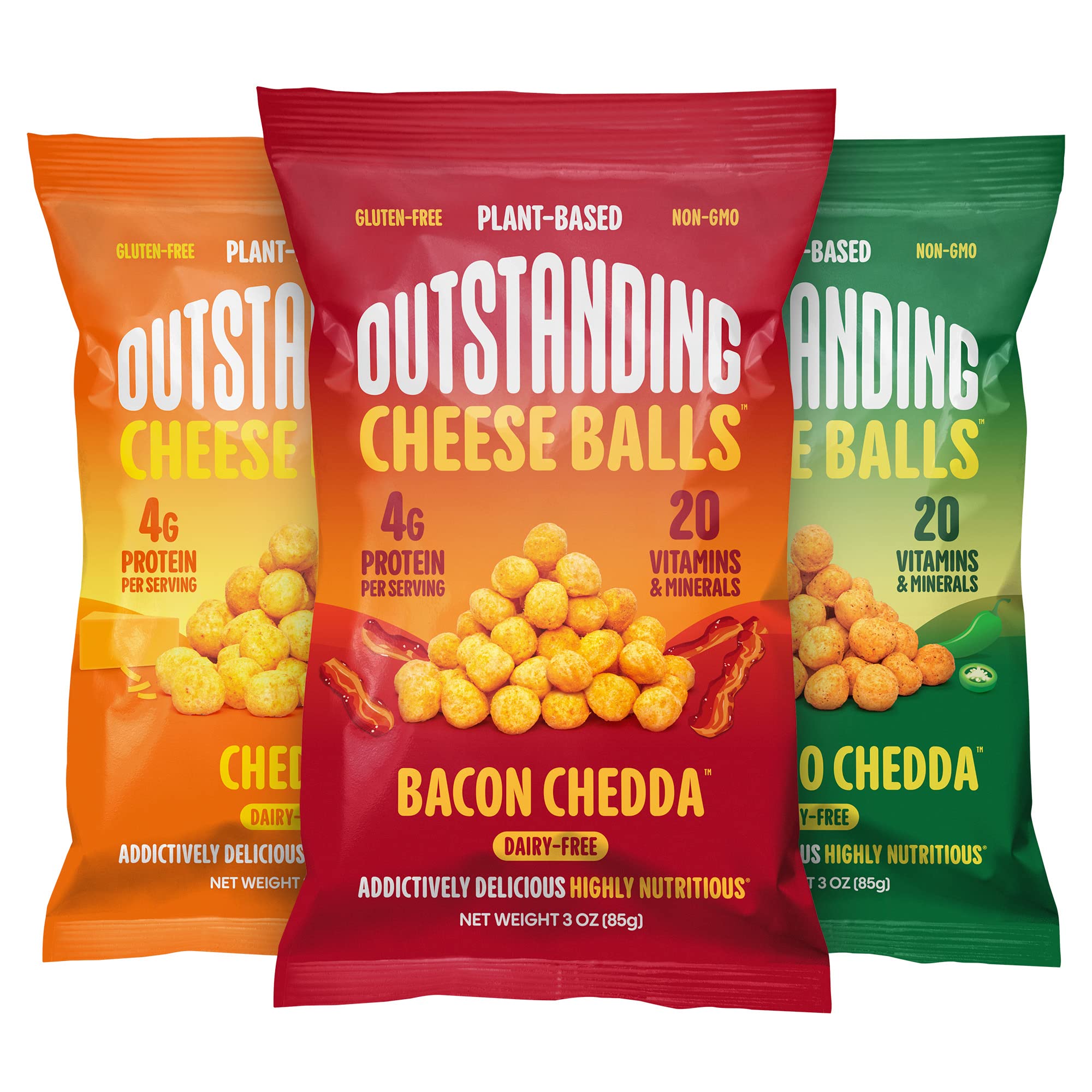 Buy Outstanding Foods Vegan Cheese Balls Based, Dairy Free, Gluten