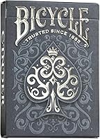 Vista 1 de Bicycle Cinder Premium Playing Cards, Silver Smoke Foil, 1 Deck
