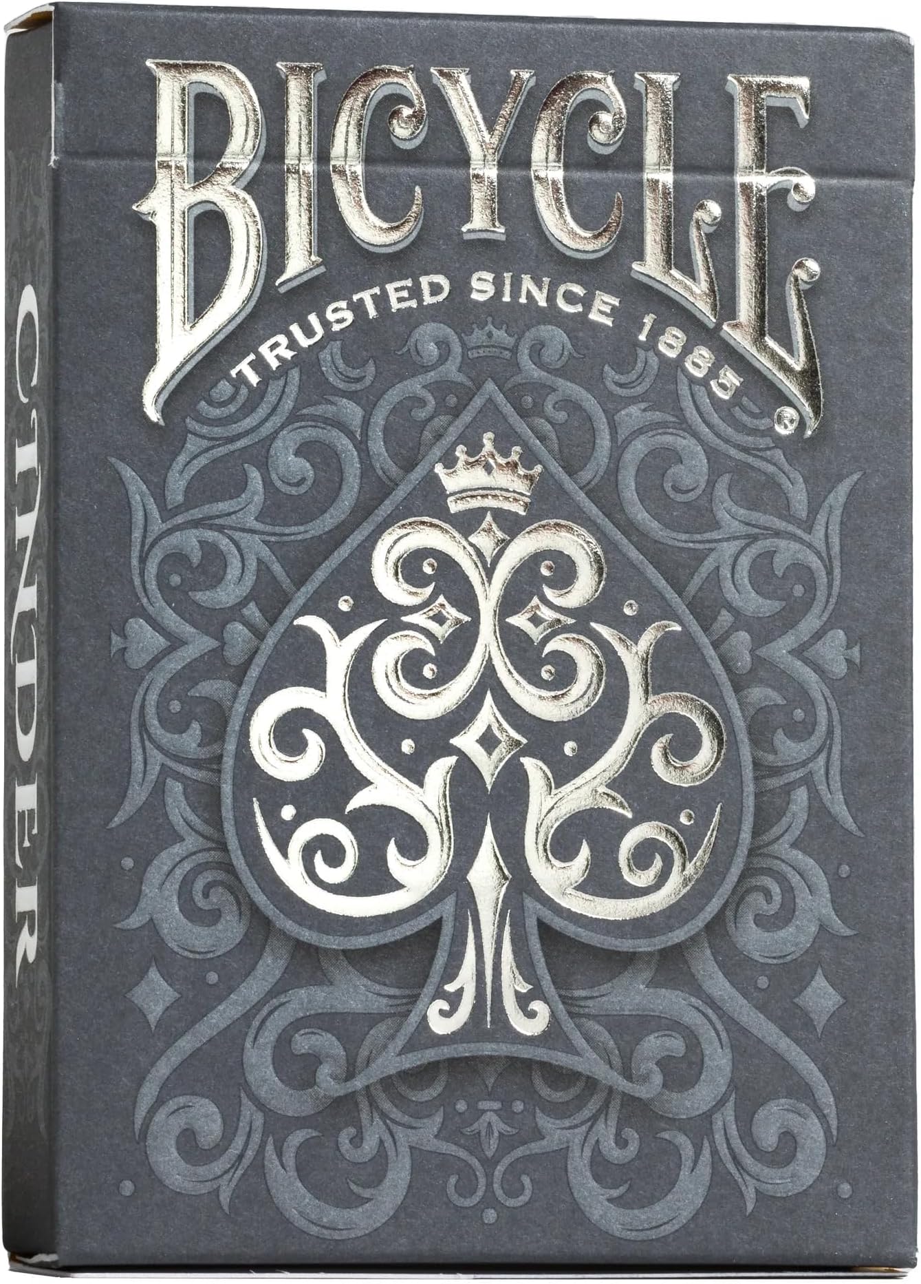 Cinder Premium Playing Cards, Silver Smoke Foil, 1 Deck