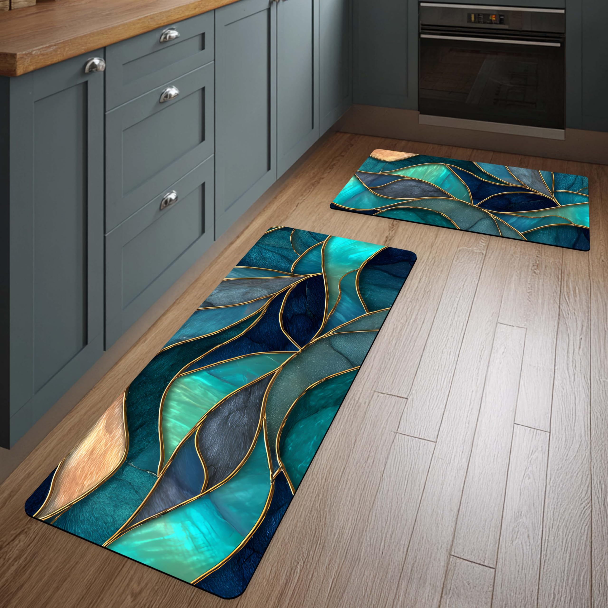 TURTLEWINGS Kitchen Floor Mats - Absorbent & Non-Slip -1 TURTLEWINGS Kitchen Floor Mats - Absorbent & Non-Slip -1