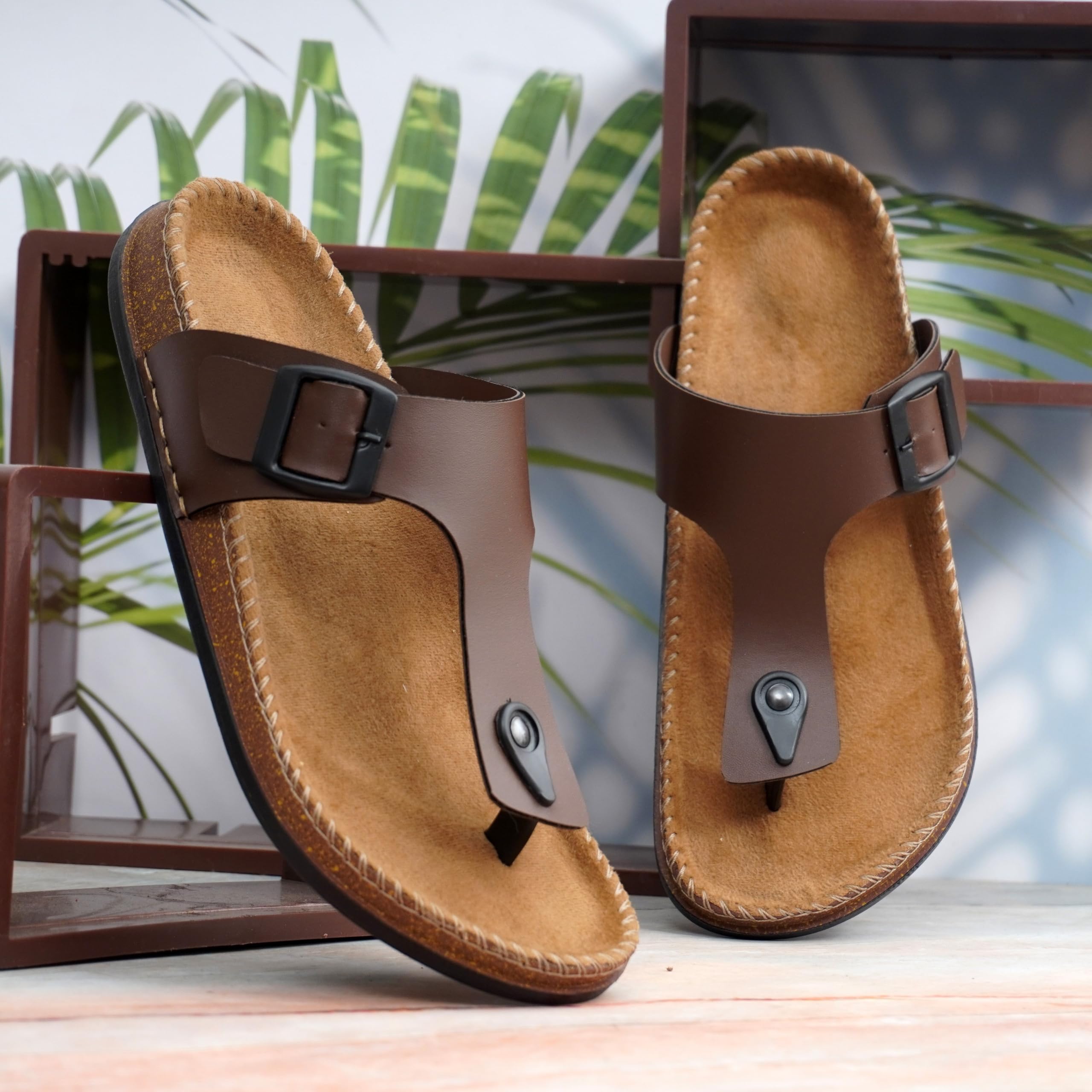 Feet King Men Sandal, Comfort Flat Sport Sandal for Casual Occasions-picture-24