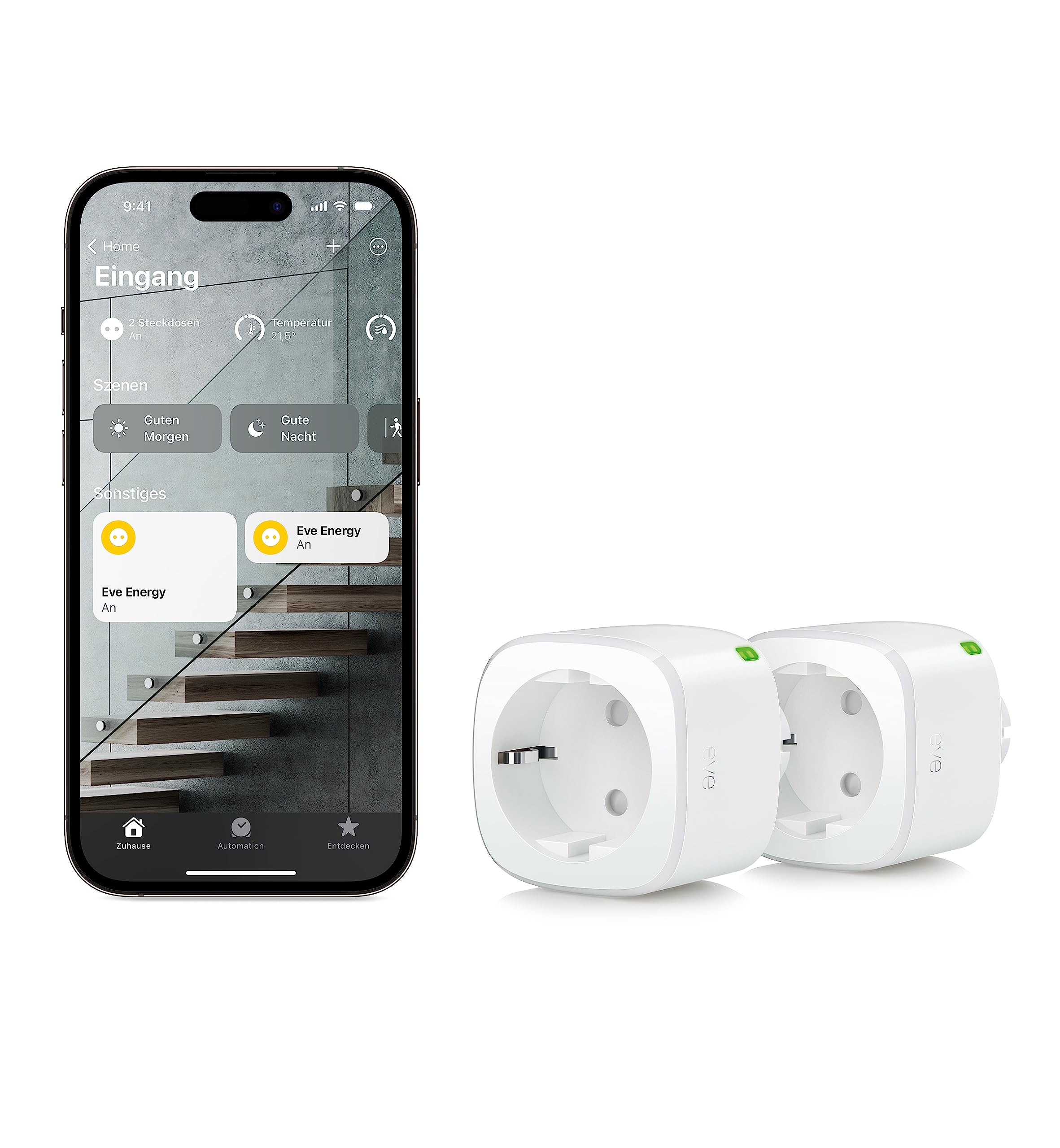 Eve Energy (Matter) - Prise Intelligente, Lot de 2