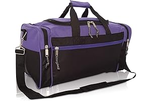 21” Purple Duffle Bag: The Perfect Gym, Sports, and Travel Companion