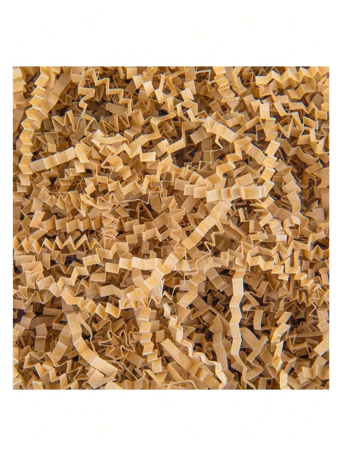 Weihnachtskonfetti 200 g Kraftbraunes Crinkle-Cut-Papier