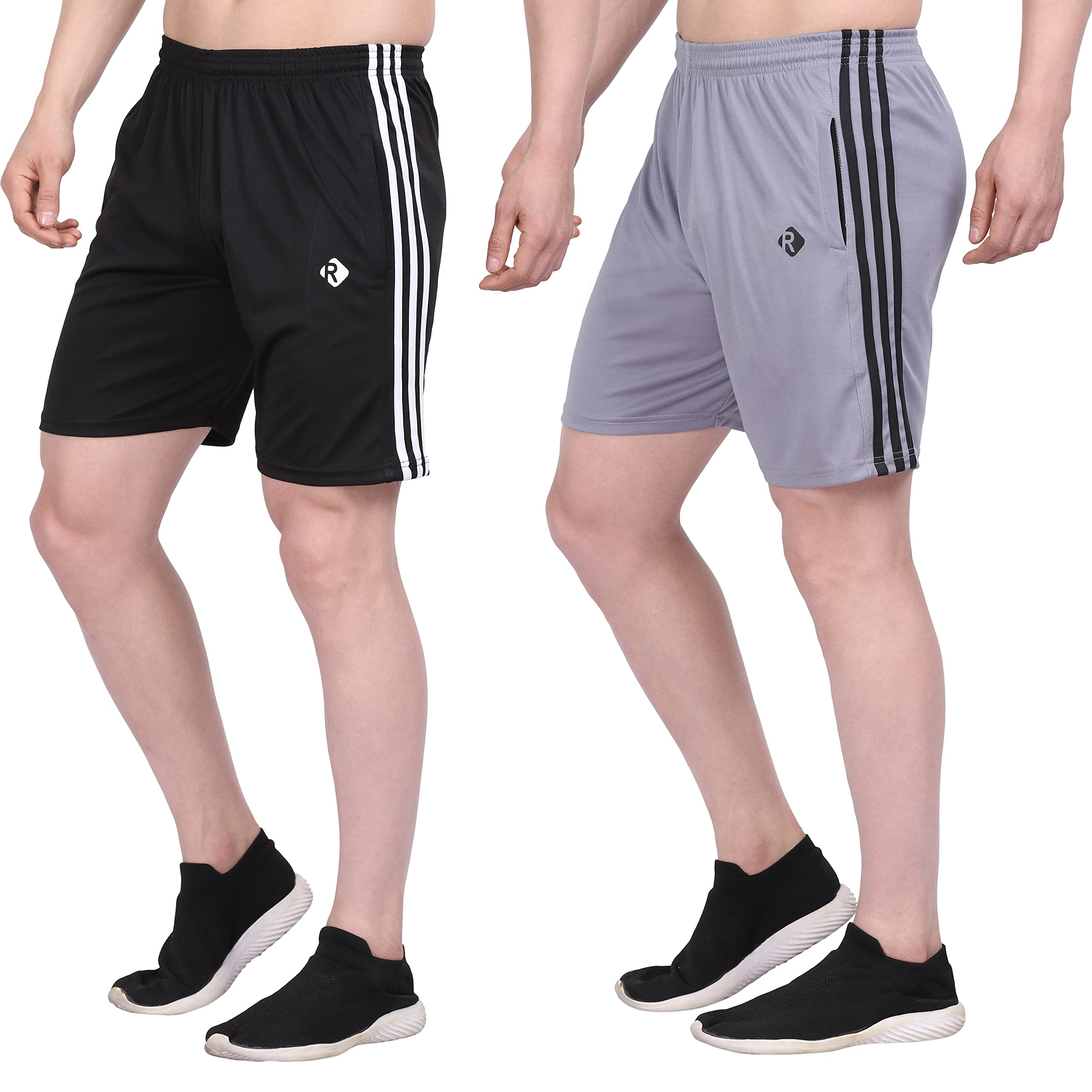 riksaw Men's Lycra Blend Boxer Shorts Two Side Pockets with Zipper (Pack of 2)-picture-48