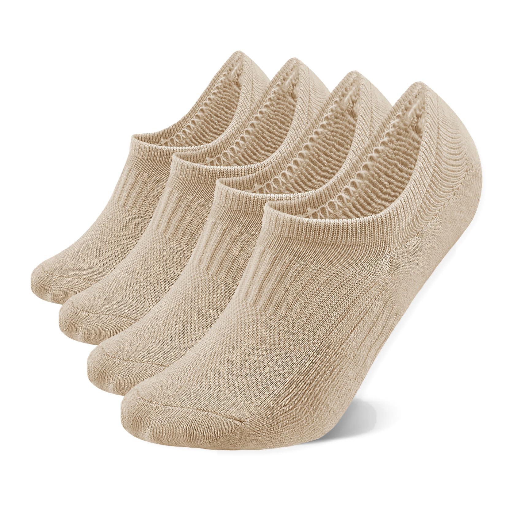 EPEIUS Thick No Show Socks for Women Athletic Ankle Socks Cushioned Running Low Cut Non Slip Footies 3/6 Pairs