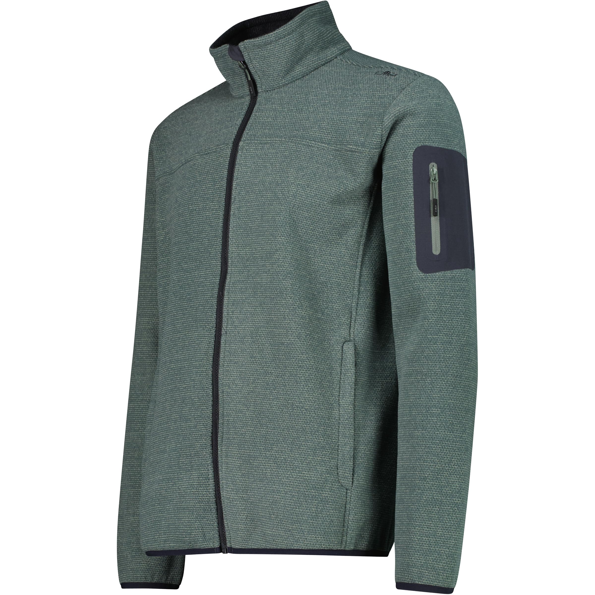 CMP Pile da Uomo Knit-Tech Jacquard con Motivo a rombo 38H2237