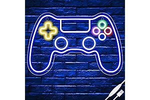 Neo Zone: Gamepad-Shaped Neon Sign for Immersive Gaming Ambiance