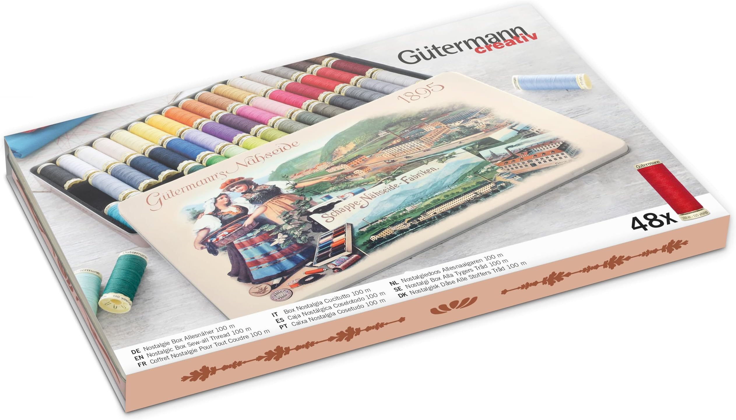 Gütermann Premium Set 40 Rollen Nähgarn Perma Core® 1000m