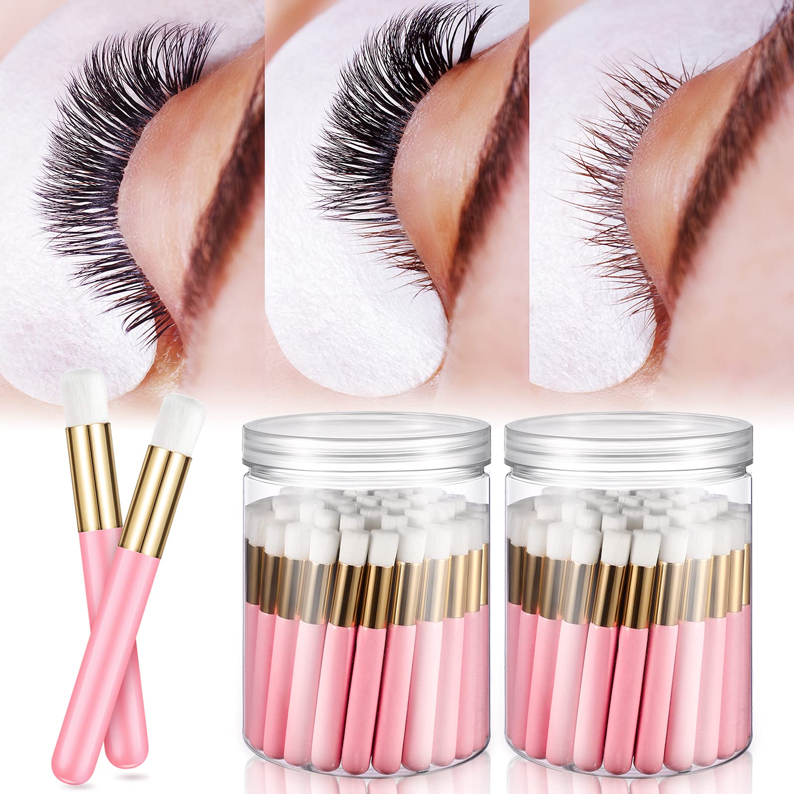 30Piece Eyelash Extension Cleaning Brush Set with 4 Ghana, eyelash cleaning brush