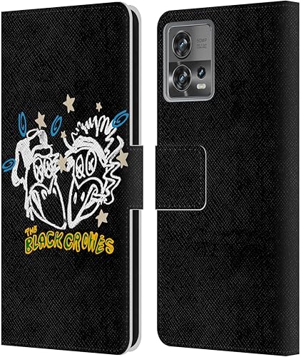 Miniatura 10 de Head Case Designs Officially Licensed The Black Crowes Boxing Graphics Leather Book Wallet Case Cover Compatible with Motorola Moto Edge 30 Fusion