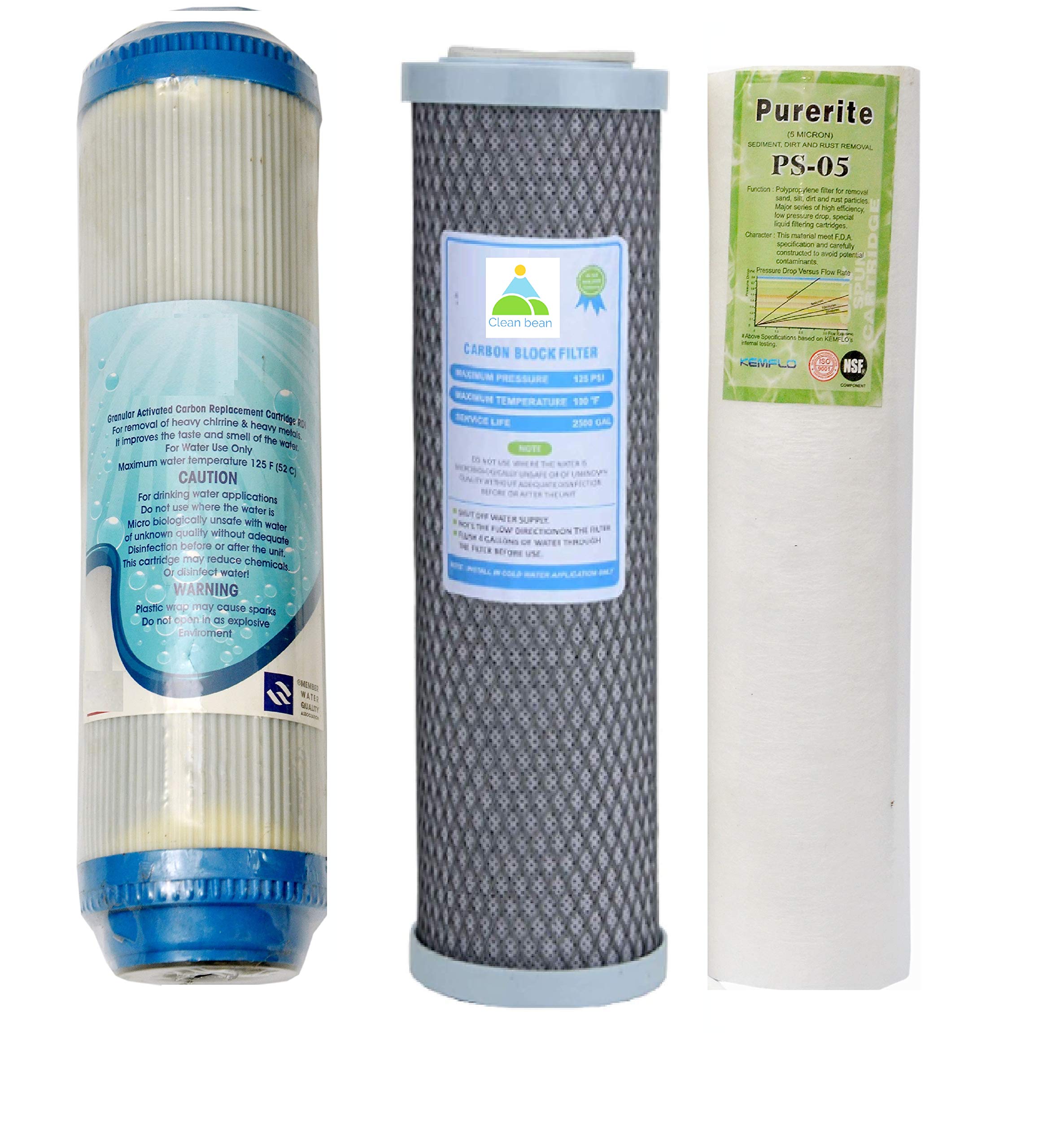 IONIX Replacement Filter cartridges for Under Sink ro Water Purifier