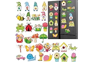 30Pcs Spring Magnets for Fridge