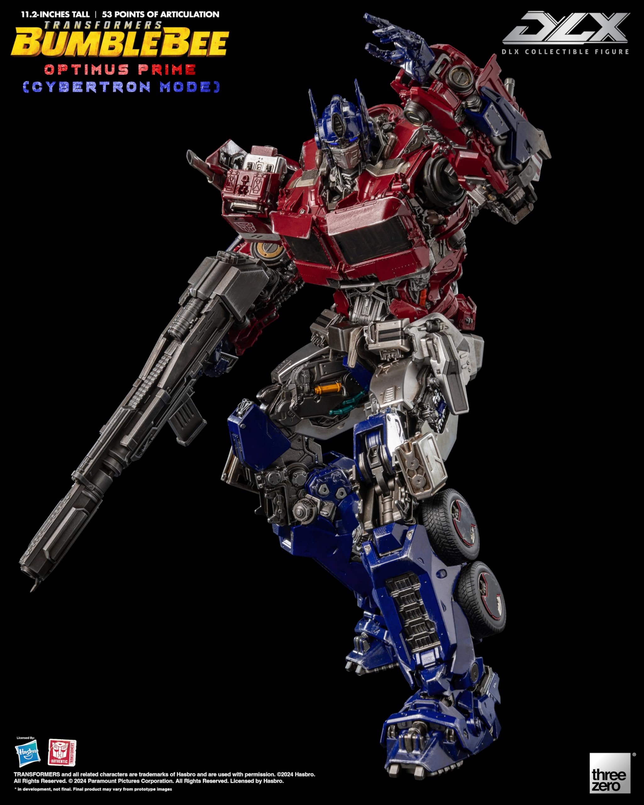 Transformers: Bumblebee - Action Figure DLX Optimus Prime (Modalità Cybertron)