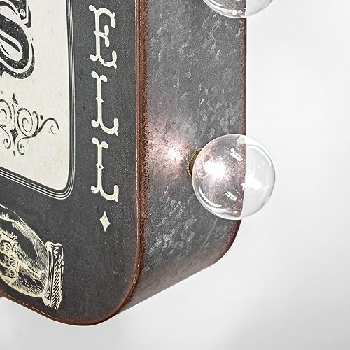 Miniatura 5 de American Art Decor AAD Off The Wall - Rótulos LED para marquesina Antigüedades,Barbería,Alta vida,Espacio de oficina,Rojo,