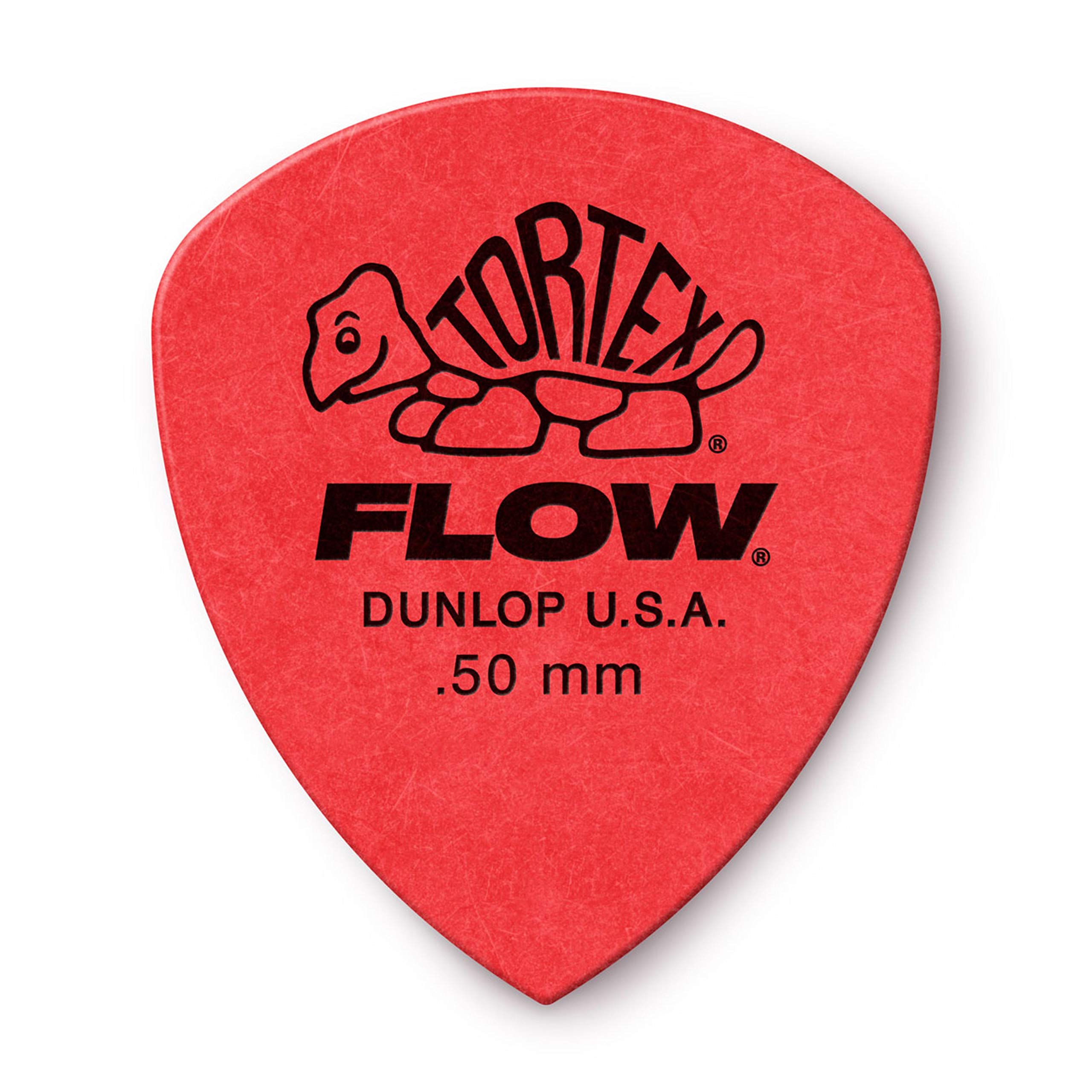 JIM DUNLOP Jim Dunlop 558P050 Tortex Flow 0.50 12 Count Players Pack