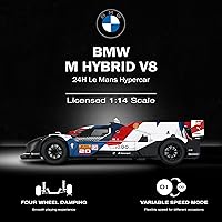 Vista 3 de Voltz Toys 1/14 Scale Le Mans RC Car Licensed Le Mans Series Remote Control Toy Car Model for Kids and Adults with Open Doors and Lights Gift for