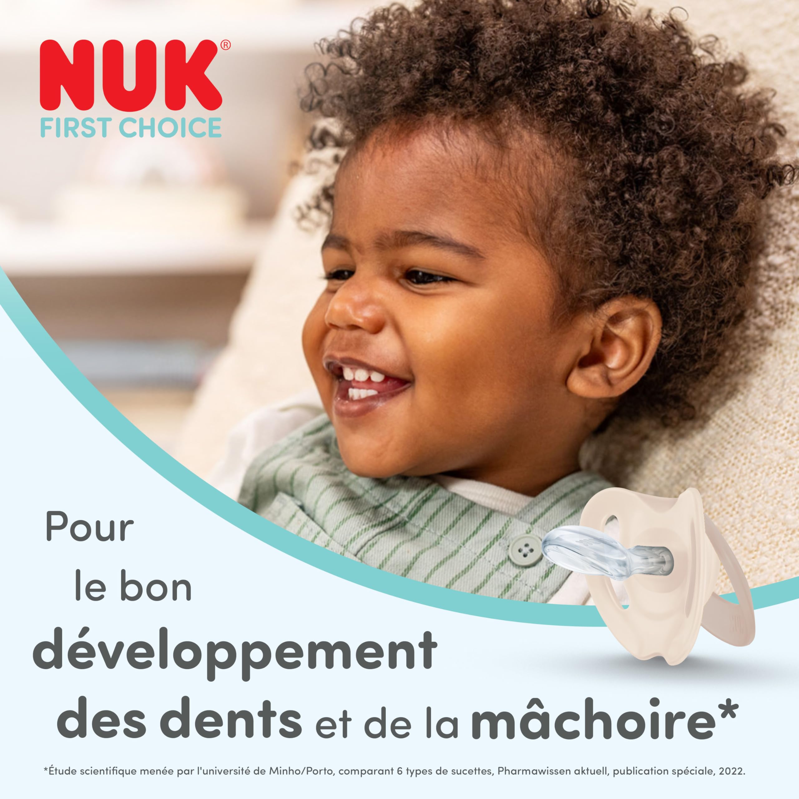 NUK First Choice Perfect Start Set de Biberons Nouveau-Né | 0-6 Mois | 4 Biberons Anti-Coliques (150 ml, 300 ml), 2 Tétines, 1 Sucette First Choice, 1 Goupillon | Koala | Lot de 8