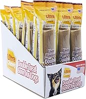 Vista 18 de Ultra Chewy Huesos de Doble Golosina: Golosinas para Perros de Larga Duración Fabricadas en Estados Unidos para Razas Grandes y Pequeñas, Altamente