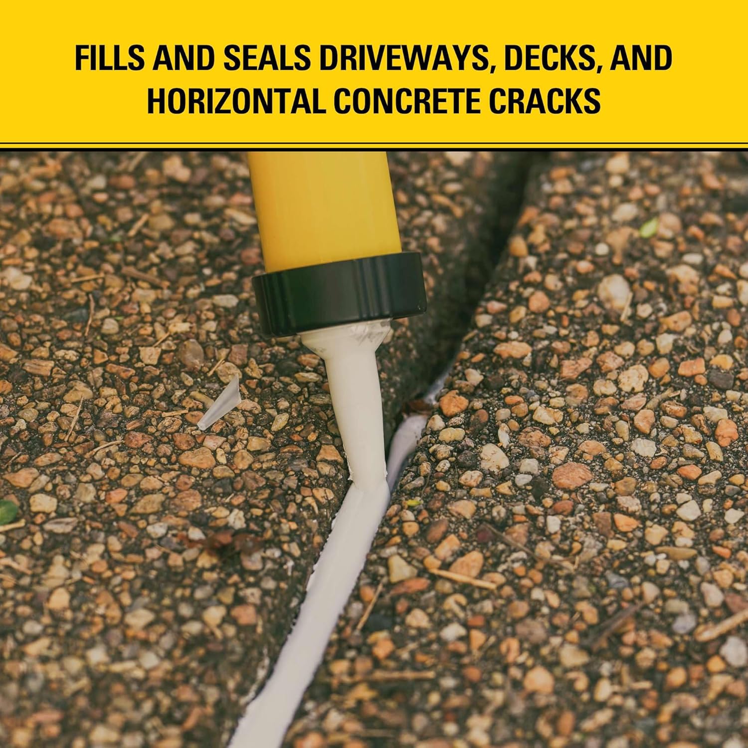STANLEY S362 Self Leveling Polyurethane Sausage Sealant - 12x20.3Oz.White, Self-Leveling Concrete Sealant for Horizontal Expansion Joints in Industrial Floors, Driveways, Garages, Sidewalks | 12 Pack