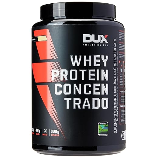 Whey Protein Concentrado Pote (900g) - Sabor Baunilha