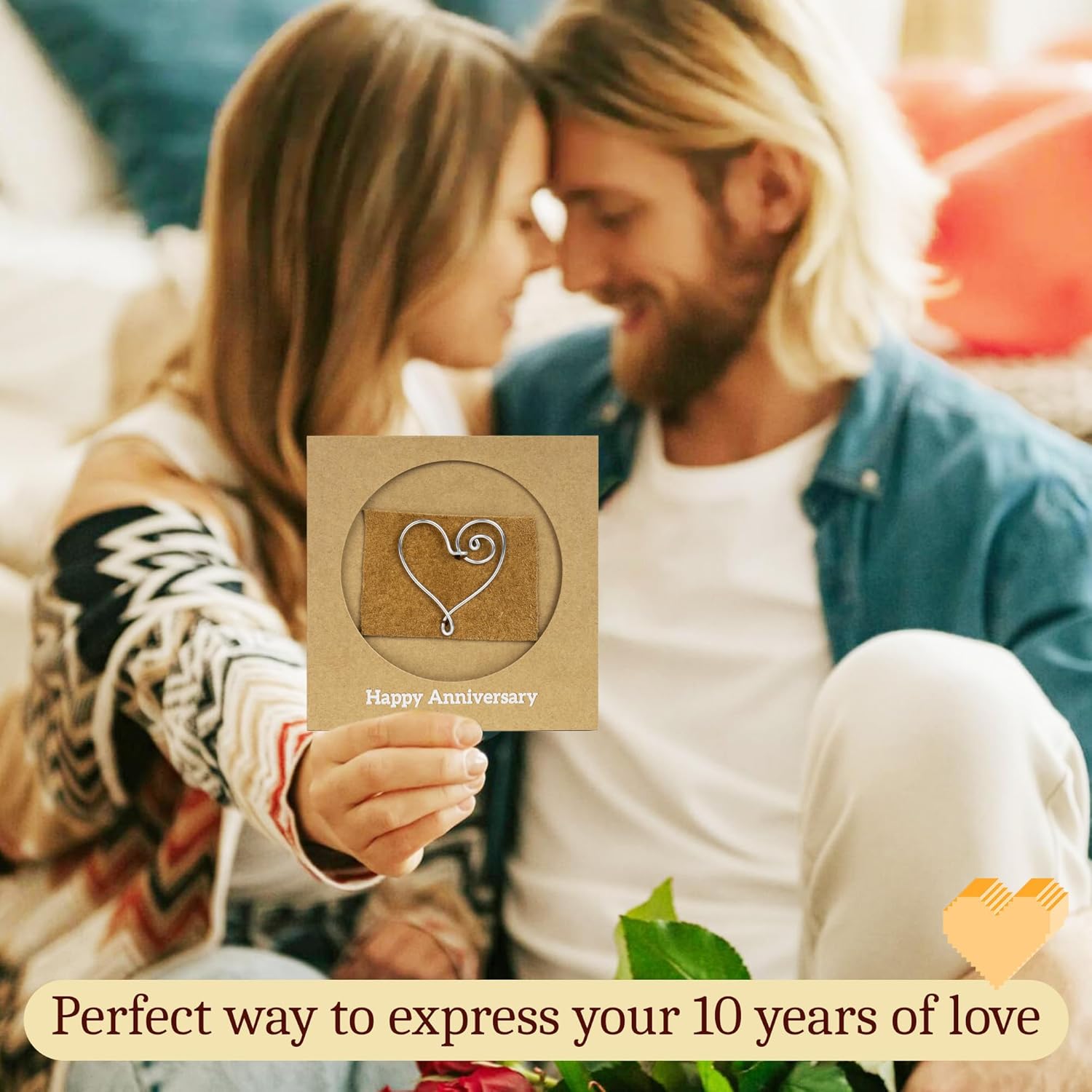 10 Year Anniversary Card, Tin Gifts For 10 Year Seychelles