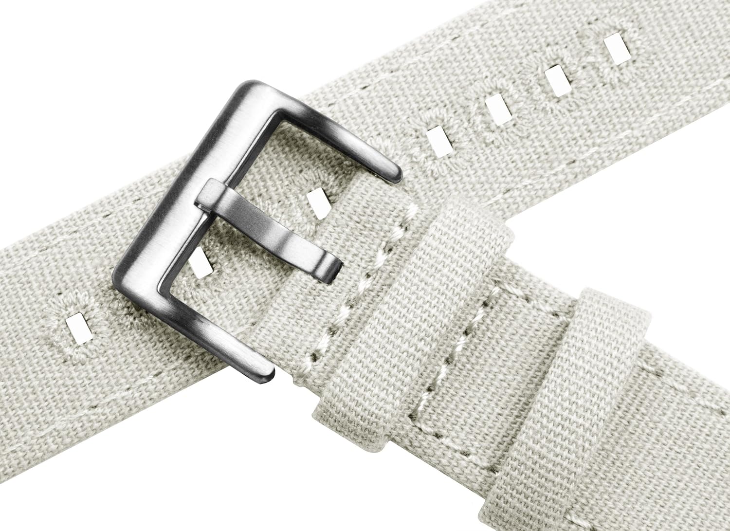 BARTON Canvas Quick Release Watch Band Straps - Choose Color & Width - 18mm, 19mm, 20mm, 21mm, 22mm, 23mm, or 24mm